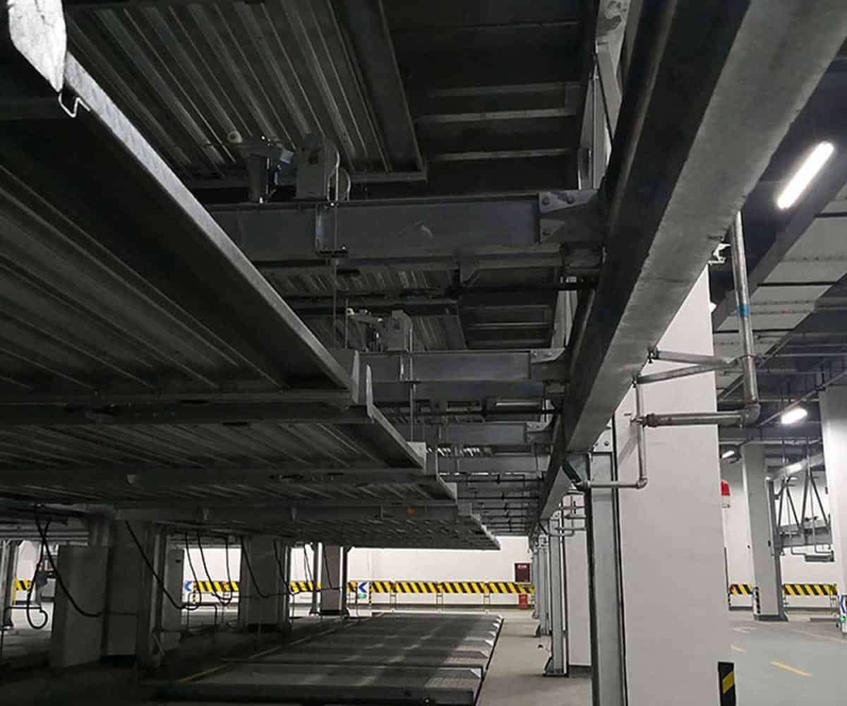 二層升降平移停車庫回收